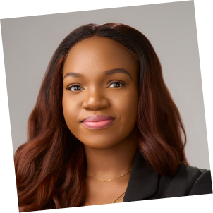 Founder with auburn hair