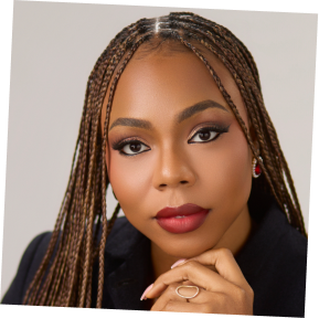 Founder with braided hair